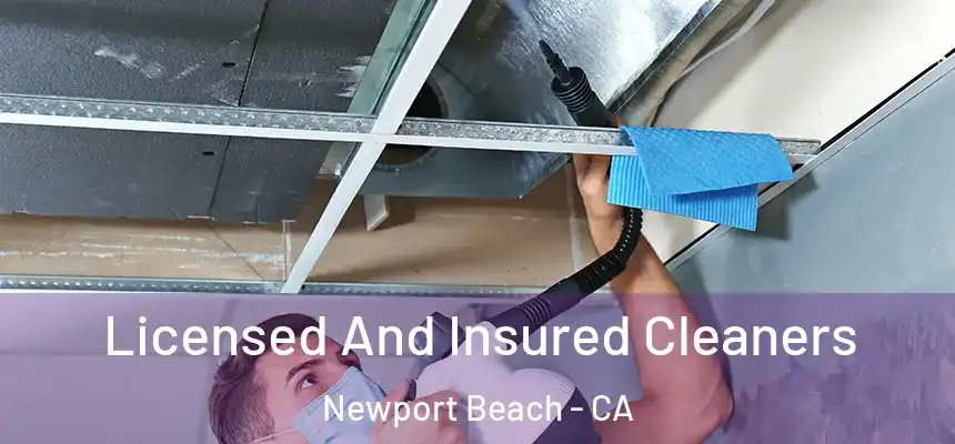 Licensed And Insured Cleaners Newport Beach - CA